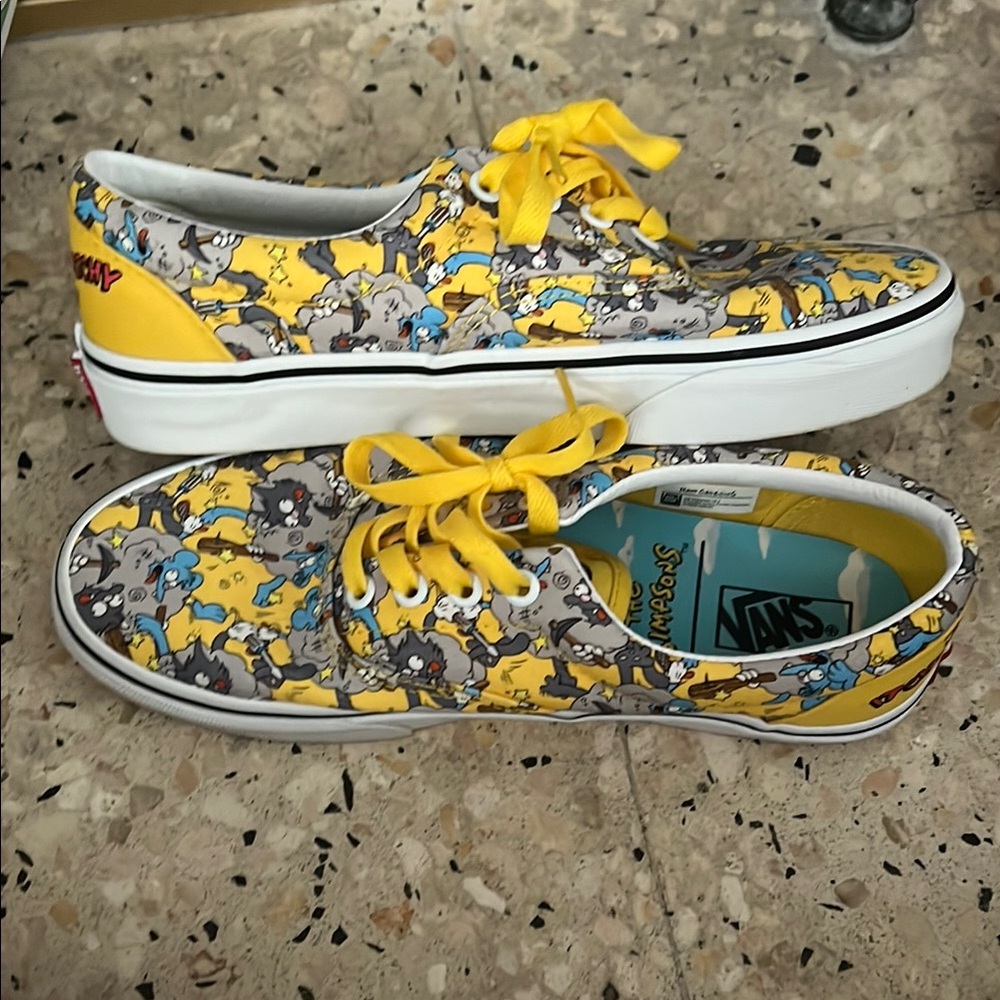 Vans The Simpsons - Itchy & Scratchy Sneakers - Yellow - Picture 5 of 6